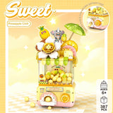 Dopamine Mini Gacha Machine Building Block Set
