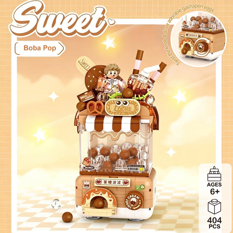 Dopamine Mini Gacha Machine Building Block Set