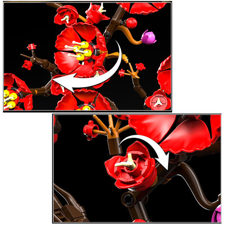 Plum Blossom Building Block Set