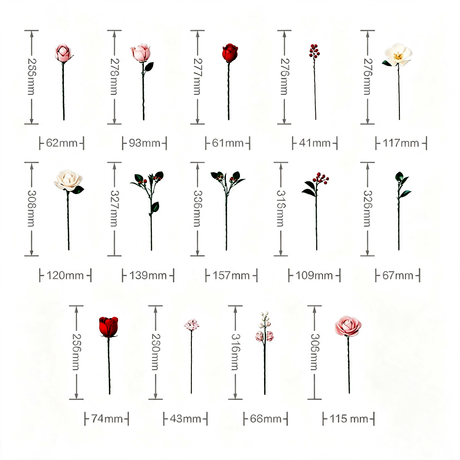 Moonlit Rose Building Bouquet Set
