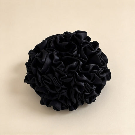 Large Satin Hydrangea Scrunchie