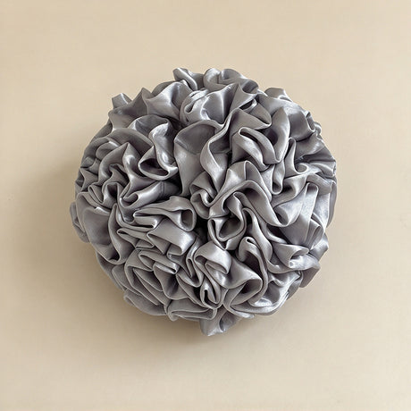 Large Satin Hydrangea Scrunchie